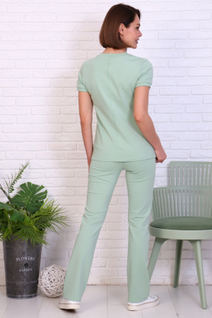 Костюм хирургический цв. Светло-зеленый мод. 197ТрК от магазина Рабочий класс
