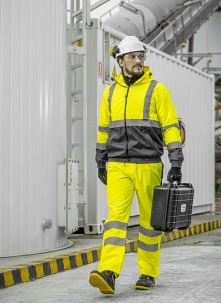 Куртка HOEGERT NIMS сигнальная с капюшоном, цв. лимон от магазина Рабочий класс