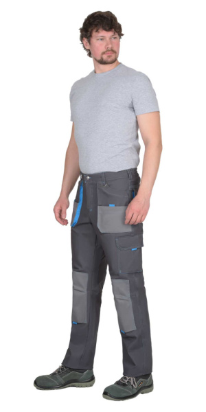 Сириус-Двин, брюки цв. серый + голубой от магазина Рабочий класс