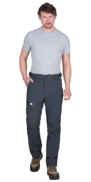 Брюки "Спейс" софтшелл сине-серые ТА от магазина Рабочий класс