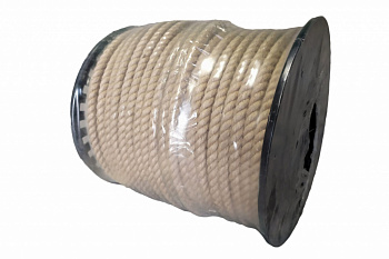 Канат джутовый 10 мм (100м) катушка от магазина Рабочий класс