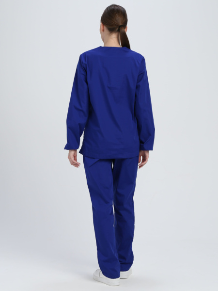 Костюм женский ХАССП-База (тк.ТиСи,120), васильковый от магазина Рабочий класс