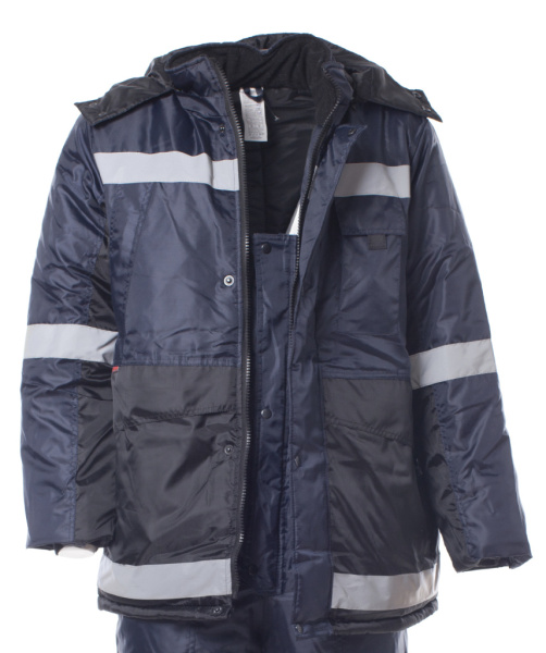 Костюм "МЕТЕО" цв. т. синий+черный, тк. ОКСФОРД, куртка+п/к от магазина Рабочий класс