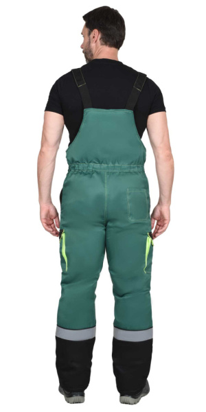 Костюм "СИРИУС-ТИТАН" зим: куртка дл., п/к. зеленый с черным и СОП-50мм. от магазина Рабочий класс