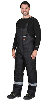 Полукомбинезон универсальный зимний, черный СОП  от магазина Рабочий класс