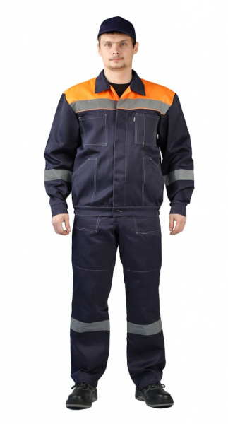 Костюм Легион с п/к (темно-синий/оранжевый) от магазина Рабочий класс