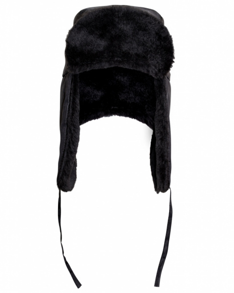 Шапка ушанка ЛЮКС цв. черный тк. Оксфорд от магазина Рабочий класс