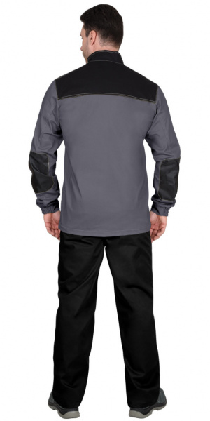 Куртка Манхеттен длинная (темно-серый/оранжевый) от магазина Рабочий класс