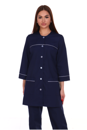 Костюм № 405 тк. Тиси цв. Темно-синий от магазина Рабочий класс