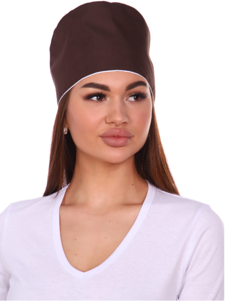 Шапочка на резинке (ТИСИ) Коричневый  от магазина Рабочий класс