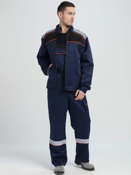 Костюм Практик-2 СОП СН (тк Смесовая 210) п/к т.синий/серный от магазина Рабочий класс