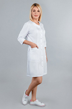 2-56-02-4 Халат медицинский женский тк. Satory, Doctor Big от магазина Рабочий класс