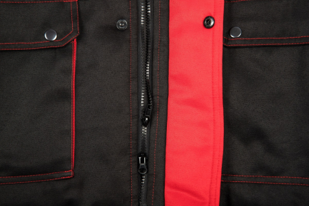 Титан, костюм зимн. куртка+п/к черн.+красн. от магазина Рабочий класс