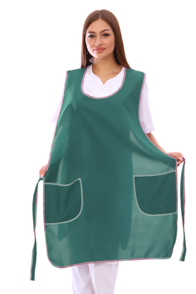 Фартук № 24 цв. зеленый от магазина Рабочий класс