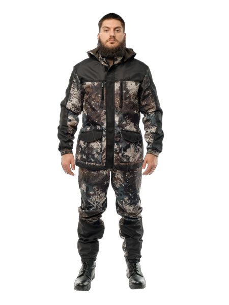 Костюм демисезонный Gorka Light ткань Дюспофлис, цвет черный от магазина Рабочий класс