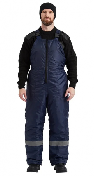 Костюм зимний СКАНДИН-СОП куртка+п/комбинез. цв. т. син.+вас от магазина Рабочий класс