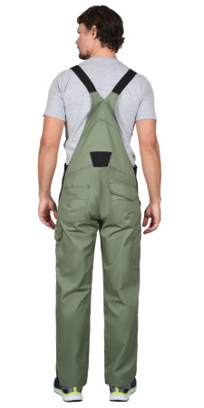 Полукомбинезон "СИРИУС-ЦИТРИН" светло-оливковый с черным от магазина Рабочий класс