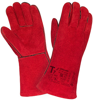 Краги спилковые утепленные T7-11-ru, размер 10,5 от магазина Рабочий класс