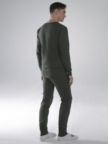 Белье трикотажное с начесом (тк.Трикотаж,250), оливковый от магазина Рабочий класс