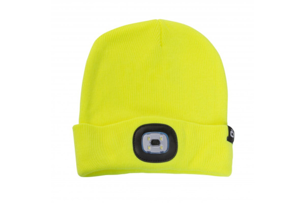 Шапка LED подсветкой желтая,  HOEGERT OTTO от магазина Рабочий класс