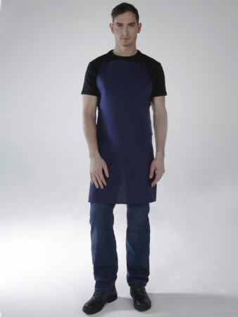 Фартук х/б тк. диагональ синий от магазина Рабочий класс