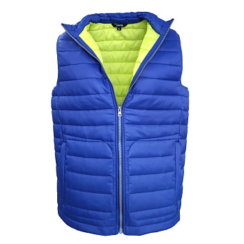 Жилет утепленный арт. J-01 цв. васильковый/лимонный от магазина Рабочий класс