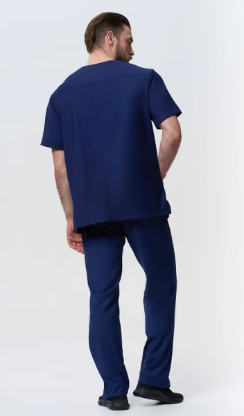 Куртка АТ306 медицинская мужская Премиал,цв.синий  от магазина Рабочий класс