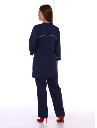 Костюм № 405 тк. Тиси цв. Темно-синий от магазина Рабочий класс