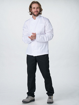 Китель повара Гастро (тк.Смесовая,160), белый от магазина Рабочий класс