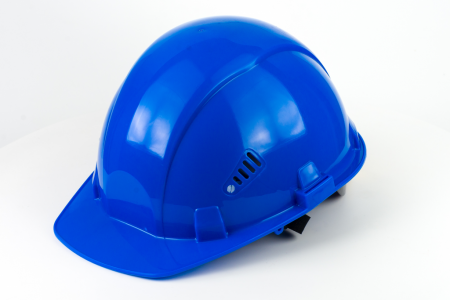 Каска защитная СОМЗ-55 Favorit RAPID синяя с лого от магазина Рабочий класс