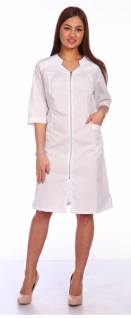 Халат № 80 ТиСи цв. Белый от магазина Рабочий класс