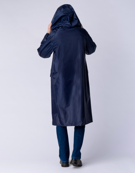 Плащ влагозащитный Турист (Нейлон/ПВХ,170), т.синий от магазина Рабочий класс