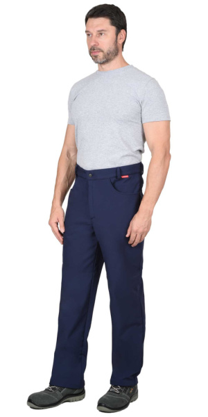 Брюки "СИРИУС-Азов" тк. софтшелл, цв. синий от магазина Рабочий класс