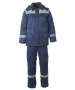 Костюм Стандарт-Люкс (тк. Грета) с СОП, куртка+п/к, т.синий+серый от магазина Рабочий класс