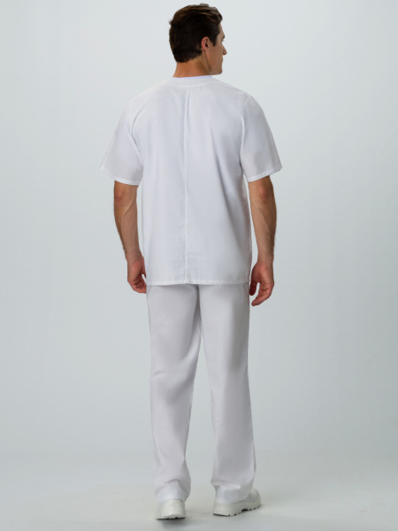 Костюм пекаря (тк. Бязь, 145), цв. белый, короткий рукав от магазина Рабочий класс
