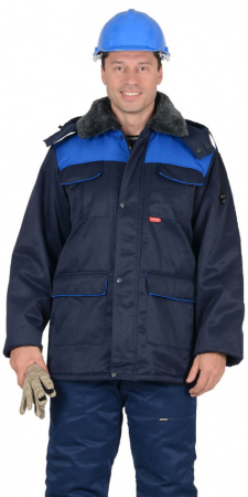 Куртка Профессионал зимняя цв. т.синий+ васильковый от магазина Рабочий класс