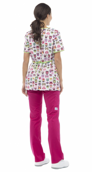 Фото Блуза женская LF2112 Совушки от магазина Рабочий класс Блуза женская LF2112 Совушки от магазина Рабочий класс