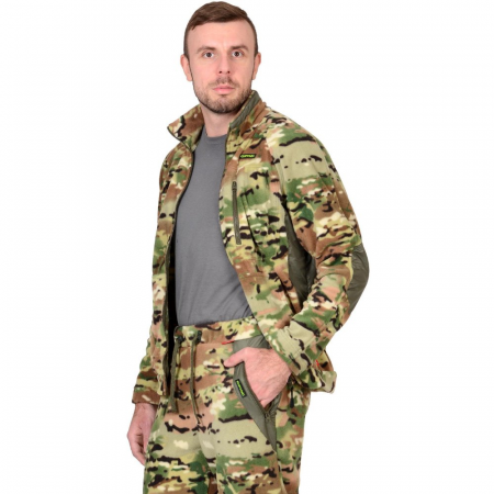 Куртка флисовая мужская КМФ "Мультикам" от магазина Рабочий класс