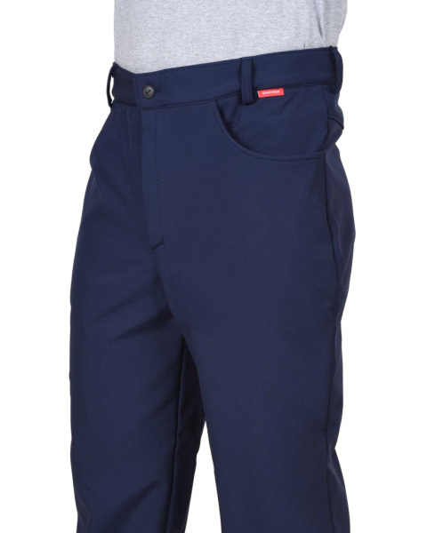 Брюки "СИРИУС-Азов" тк. софтшелл, цв. синий от магазина Рабочий класс