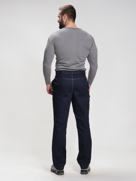 Брюки Алькор (тк.Карелия,260), т.синий/васильковый от магазина Рабочий класс