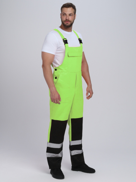 Костюм сигнальный Неон CH (тк.Смесовая,210) п/к, желтый/черный от магазина Рабочий класс