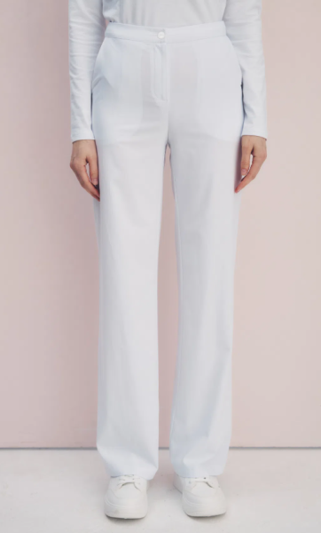 Брюки женские 3024 цв.белый, поливискоза от магазина Рабочий класс