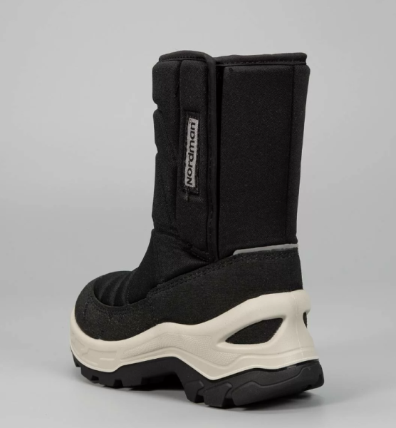 2-2002-D01/Сапоги зимние дошкольные Nordman Lumi 2.0 на липучке цвет чёрный  от магазина Рабочий класс