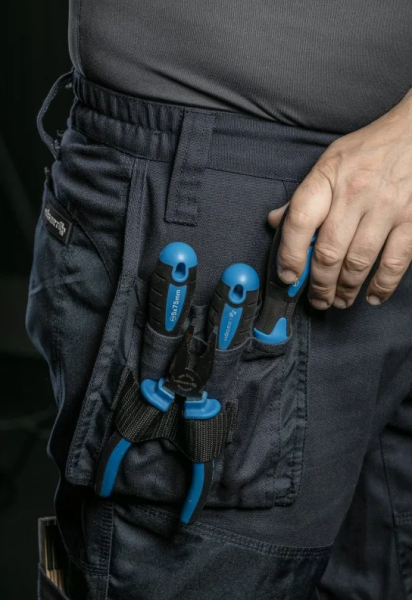 Брюки рабочие HOEGERT NEKAR с карманами в виде кобуры, темно-синие, HT5K365 от магазина Рабочий класс