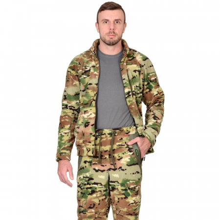 Куртка флисовая мужская КМФ "Мультикам" от магазина Рабочий класс
