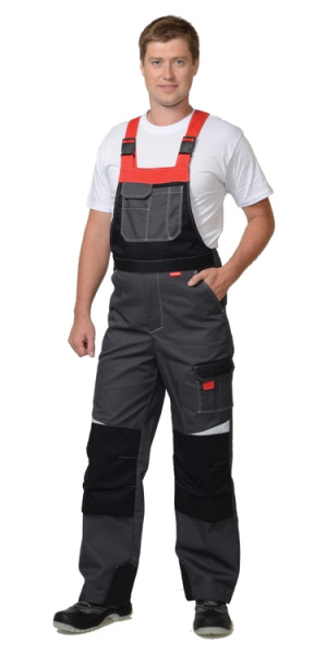 Костюм Фаворит-Мега с п/к, с СОП (серый/красный/черный) от магазина Рабочий класс