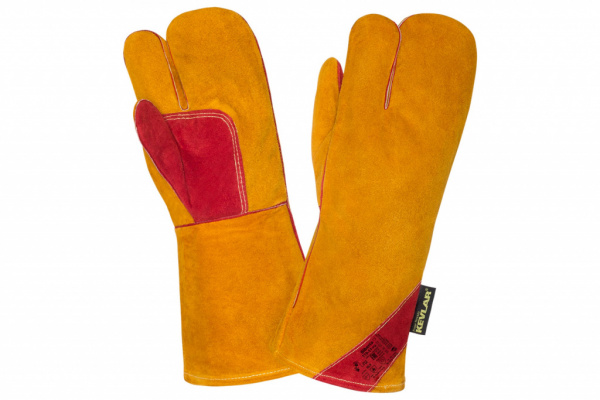 Краги трехпалые спилковые утепленные Т19-11 Siberia от магазина Рабочий класс