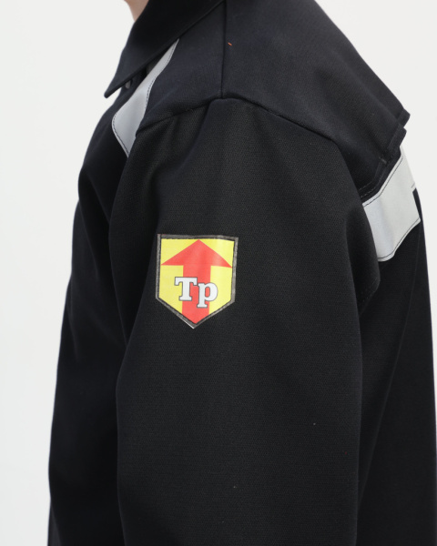 Костюм сварщика с усилением Арсенал-СОП 3 кл.защиты (тк.Хлопок-ОП,490) брюки, черный от магазина Рабочий класс