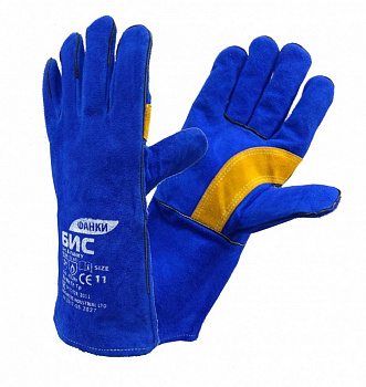 Краги спилковые Бис Фанки (арт. B-Fanky) от магазина Рабочий класс