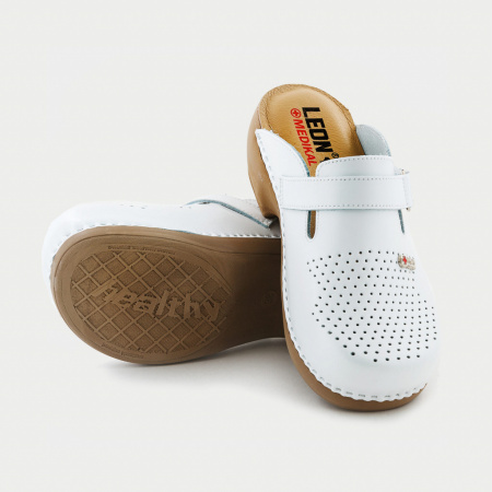 Сабо женские арт. MED159W LEON Medikal цв. Белый от магазина Рабочий класс